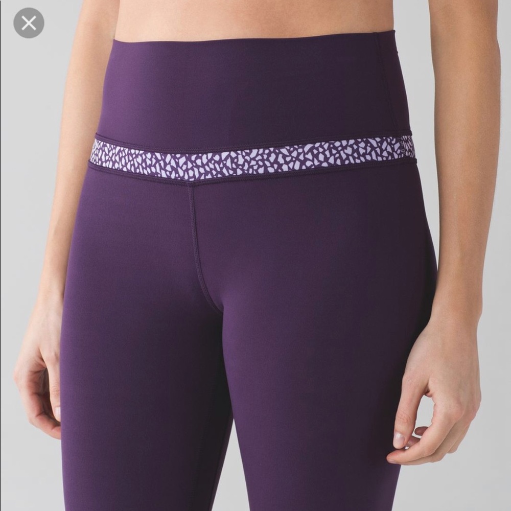 LULULEMON ORIGINAL ALIGN PANT, DEEP ZINFANDEL SZ10